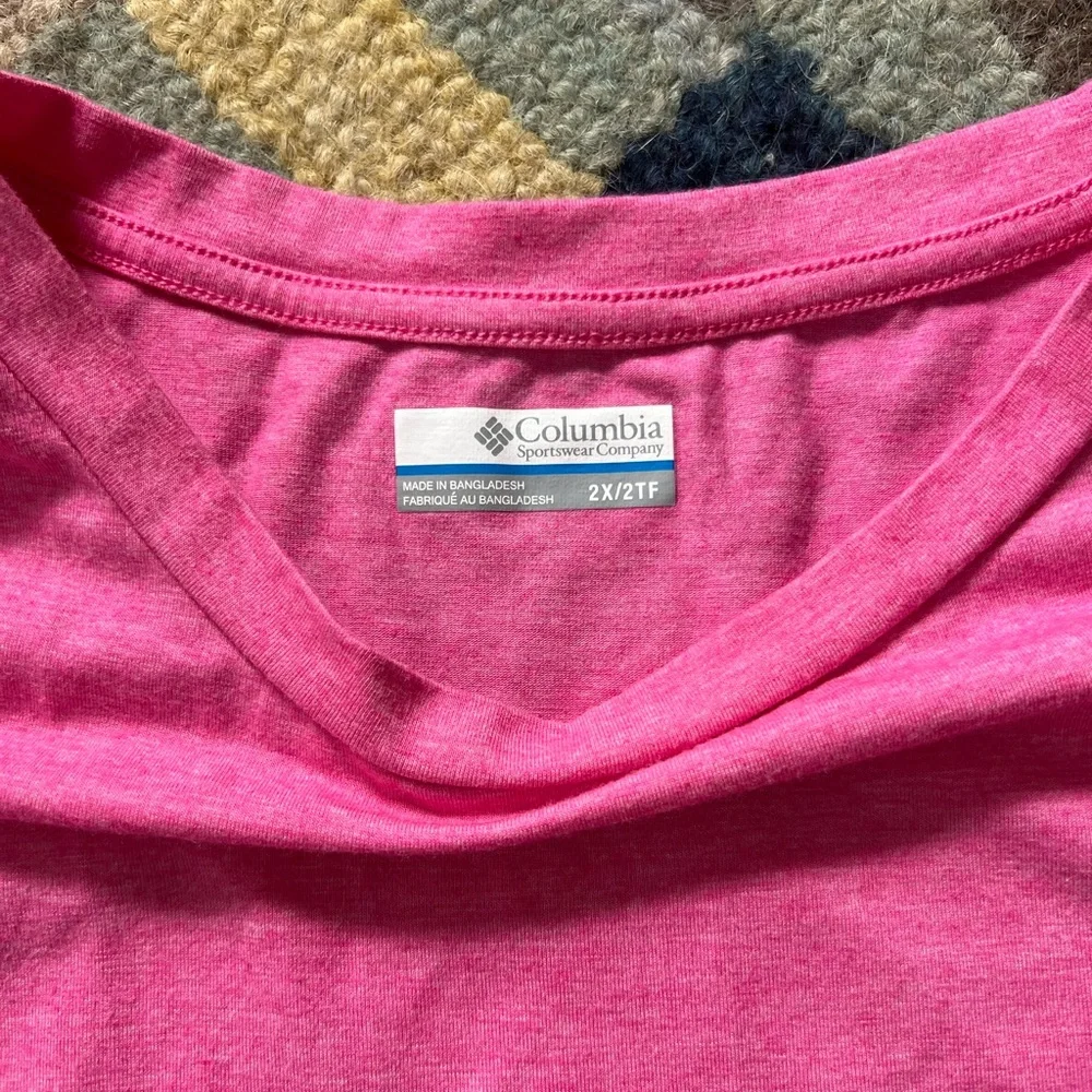 Columbia Hike Tank - Women's Plus - Pink - 2X - Picture 4 of 4